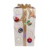 Lit Fiberglass Gift Box with Snowflakes
